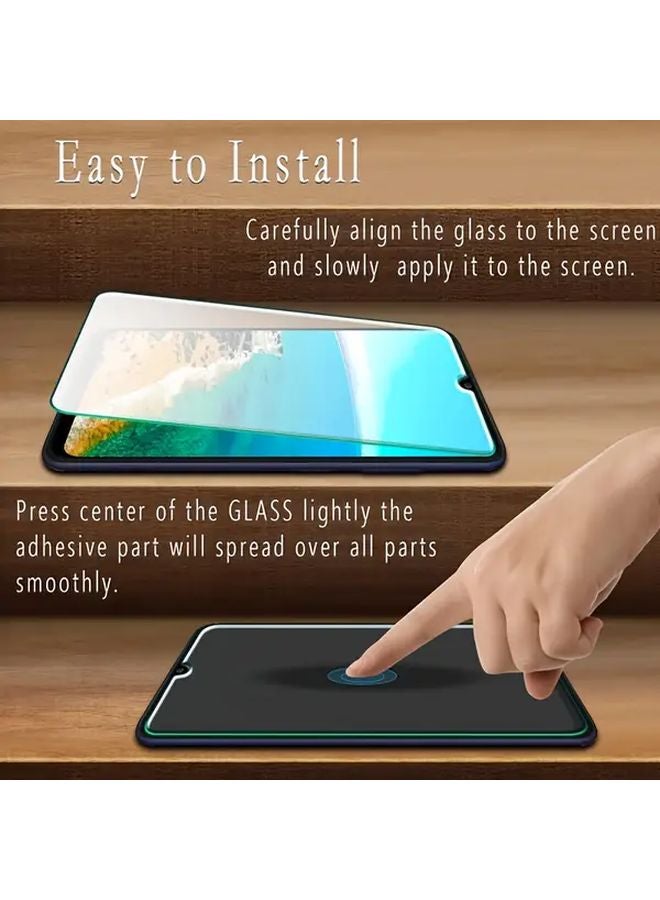 Tempered Glass Screen Protector 3 Pack For OPPO A32 HD Easy Install Glossy Finish - Image 2